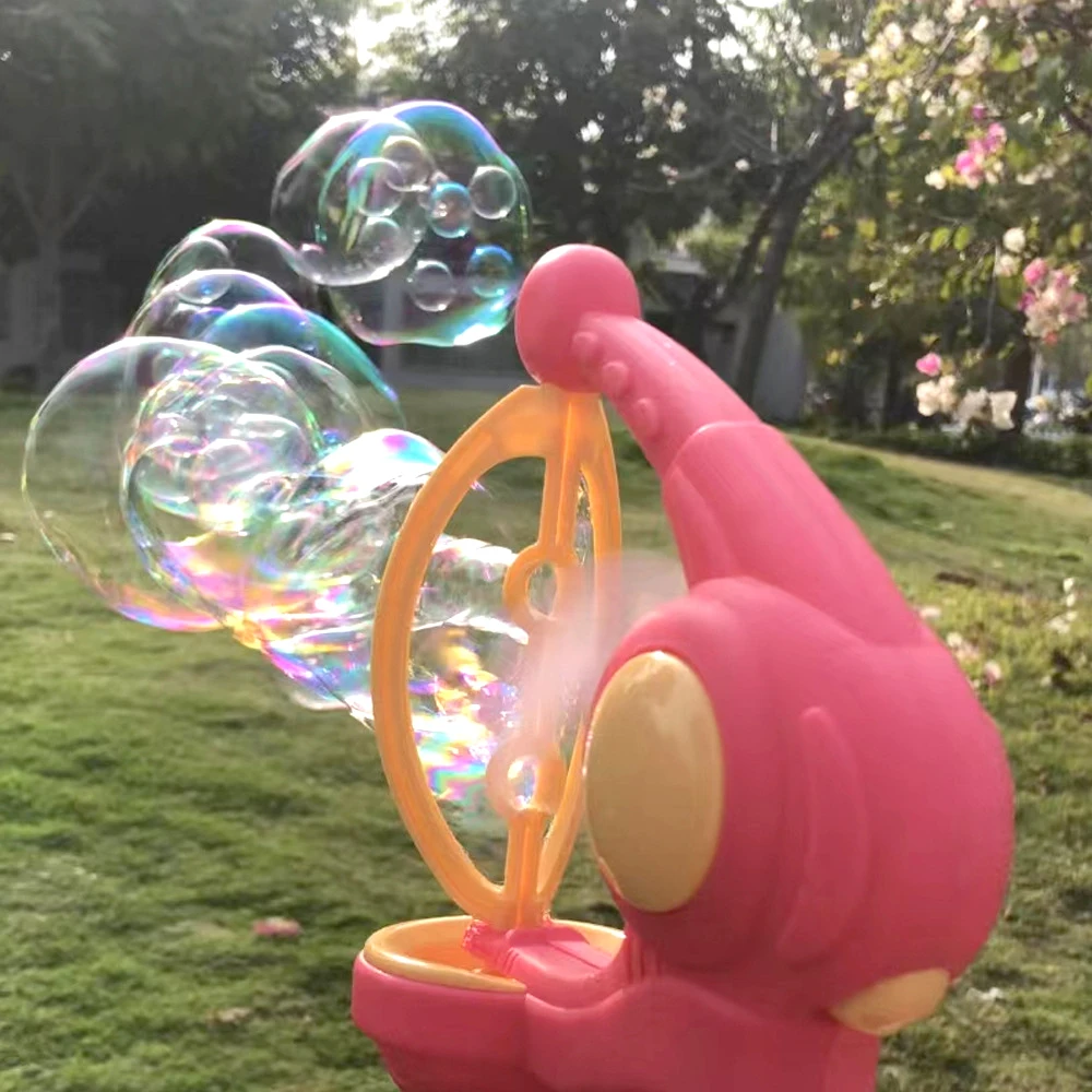 Bubble Gum Machine - Автоматический электрический пистолет для мыльных пузырей,