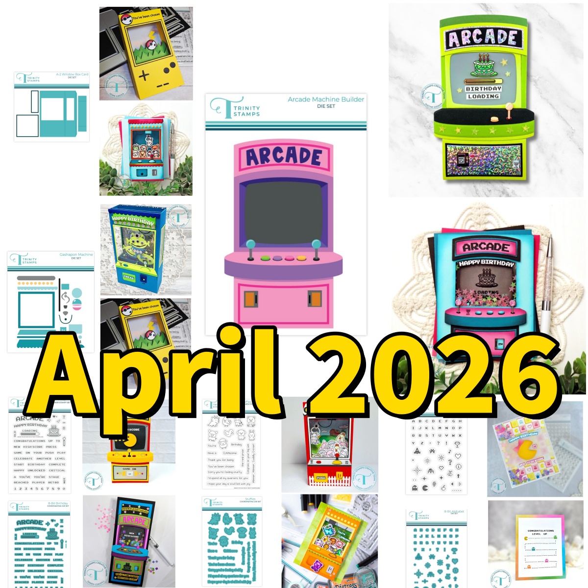 Arcade Card Vending Machine - Новые металлические вырубные ножи и прозрачные