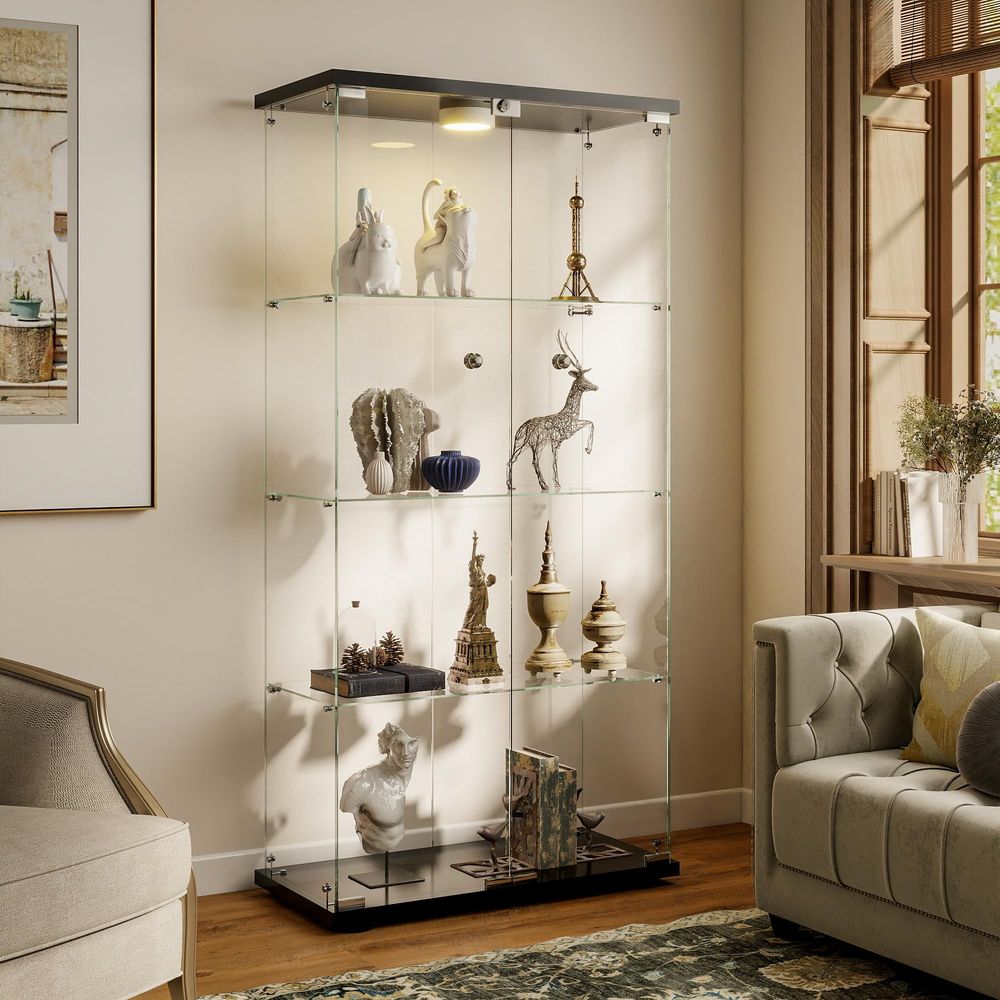 Витрина с LED-подсветкой и зам – обзор и цена Glass Cabinet Display
