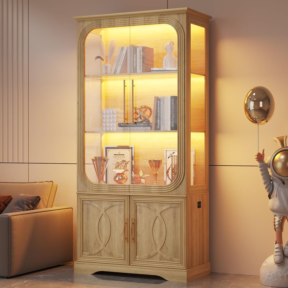 Витрина со стеклянными дверцам – обзор и цена Glass Cabinet Display