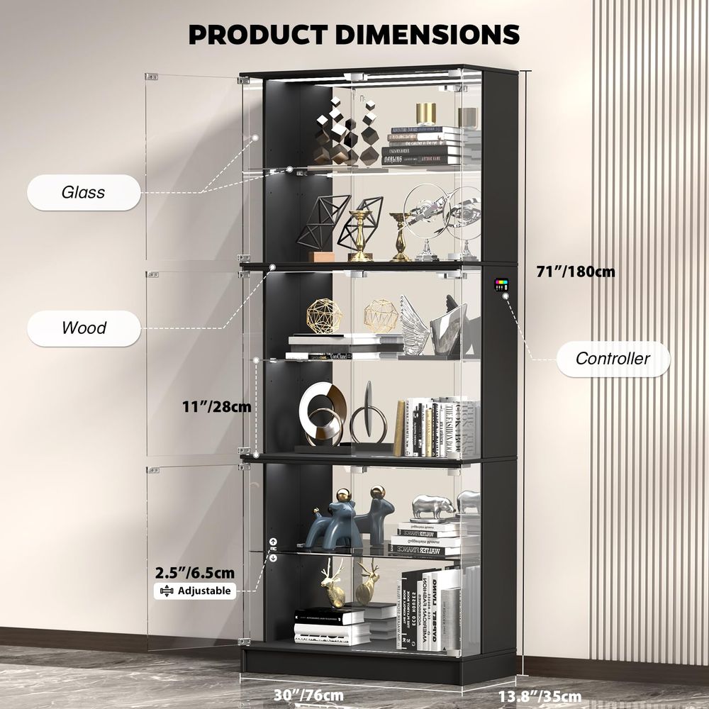 Витрина со стеклянными дверцам – обзор и цена Glass Cabinet Display
