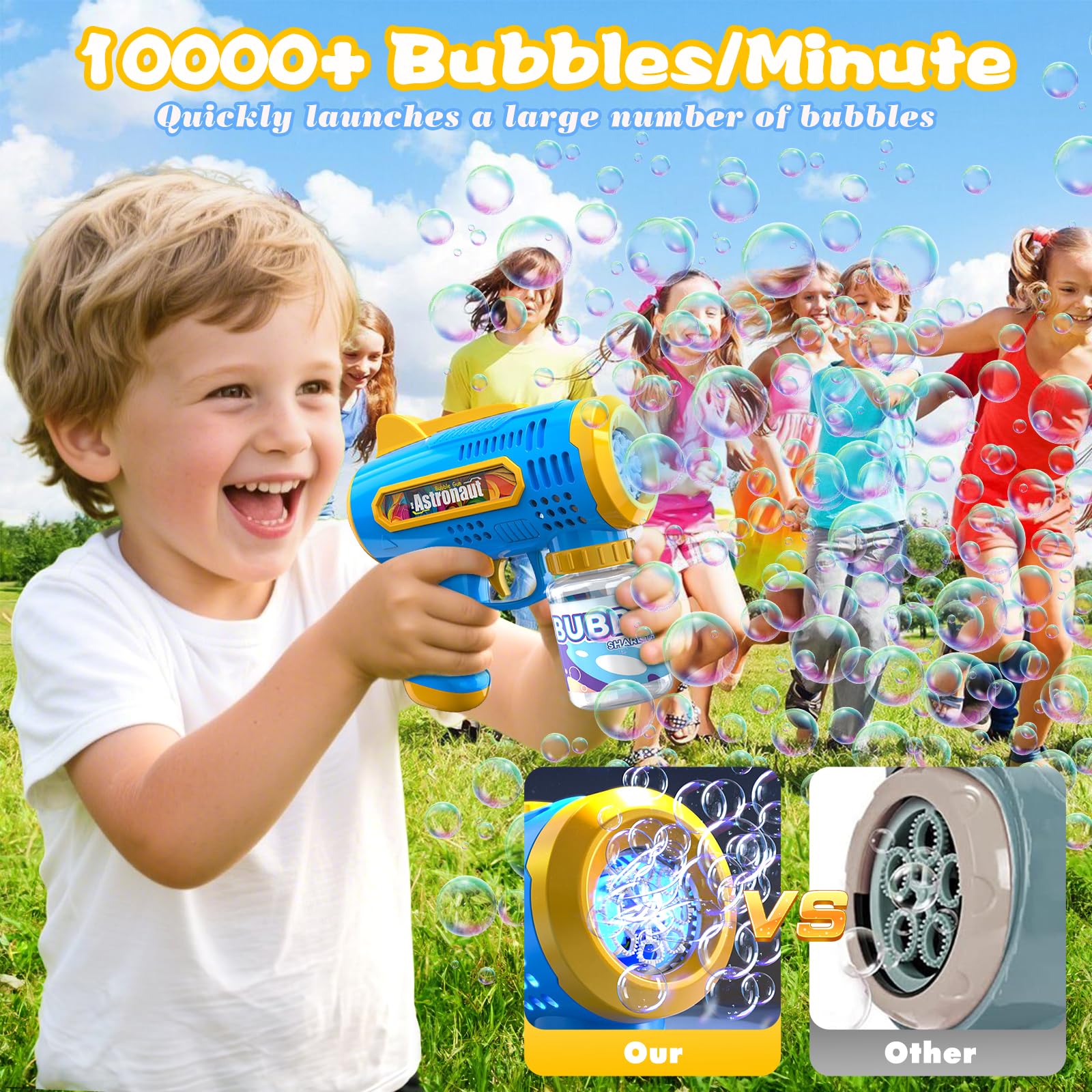 Пистолет для мыльных пузырей,  – обзор и цена Bubble Gum Machine