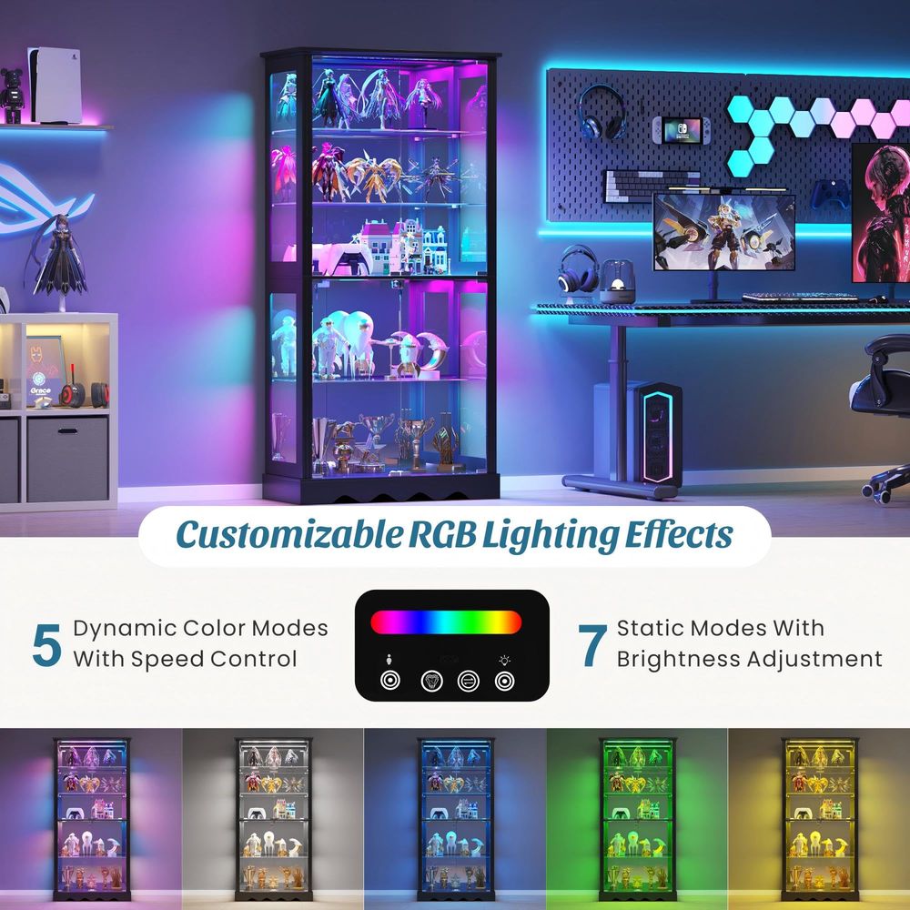 Витрина со стеклянными дверцам – обзор и цена Glass Cabinet Display