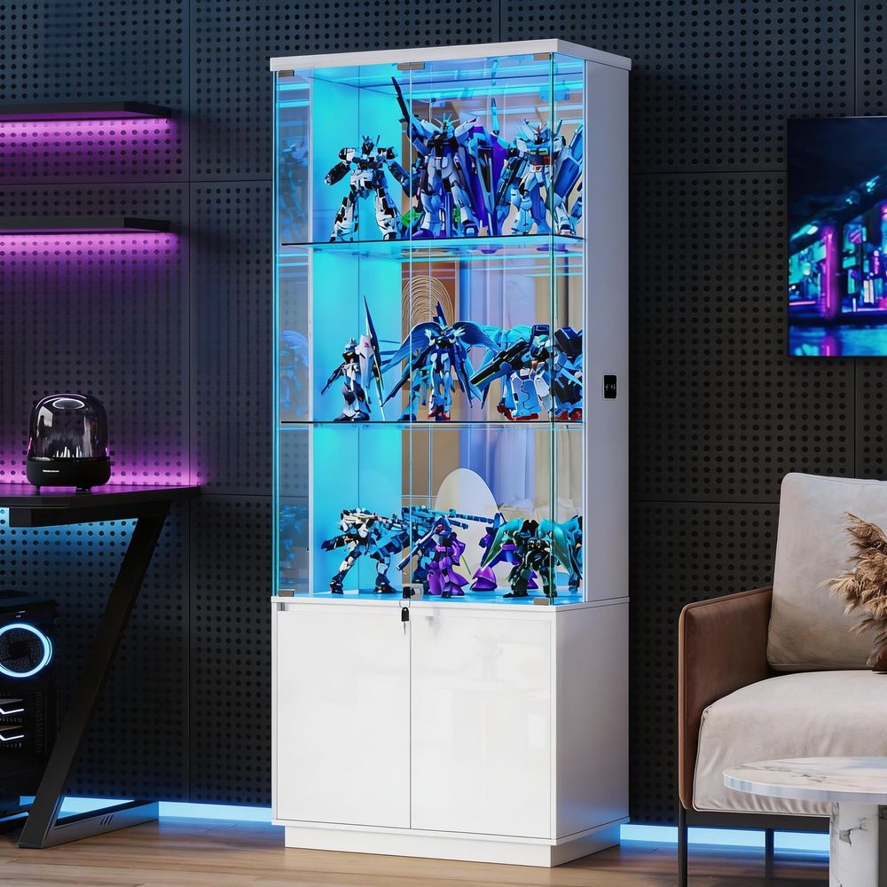 Витрина-шкаф 71 с прозрачными  – обзор и цена Glass Cabinet Display