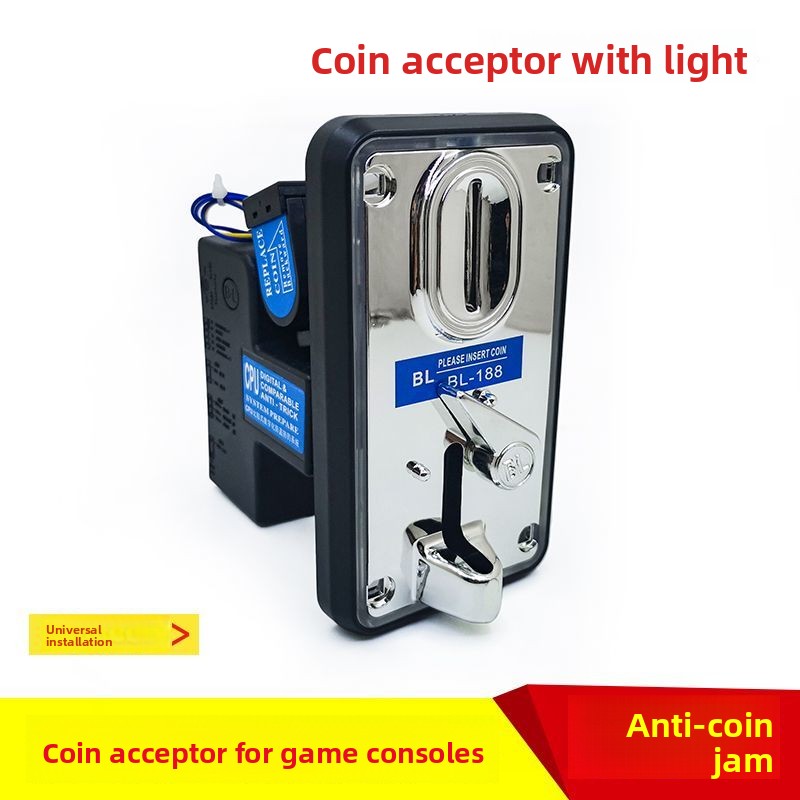 Монетоприемник BL188 с подсвет – обзор и цена Coin Acceptor Selector