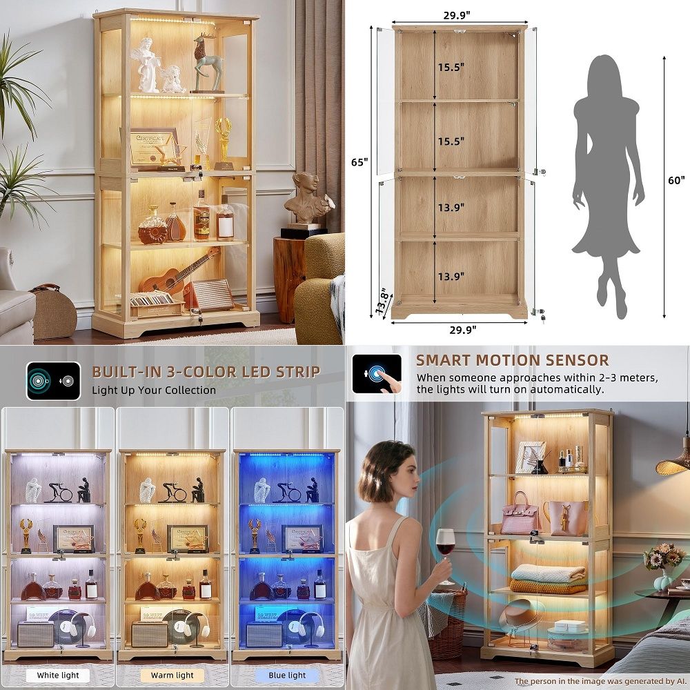 Стеклянный витринный шкаф в ст – обзор и цена Glass Cabinet Display