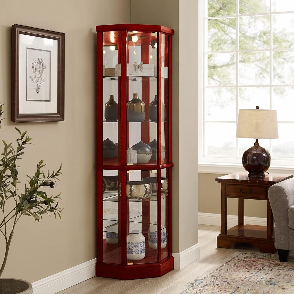 Витрина с подсветкой высотой 7 – обзор и цена Glass Cabinet Display