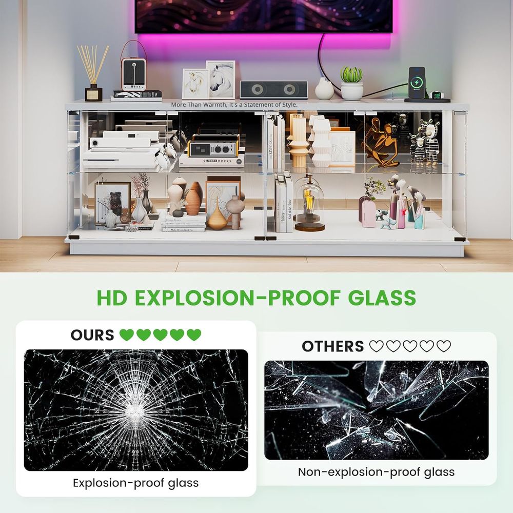 Тумба под телевизор 71 дюйм с  – обзор и цена Glass Cabinet Display